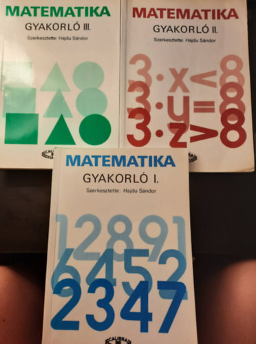 Libri Antikv R K Nyv Matematika Gyakorl I Iii Hajd S Ndor