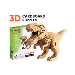 Tirannosaurus 3D festhet� karton puzzle (Cartonic)