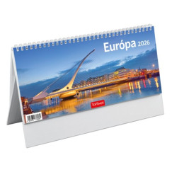 Eurpa - ll kpes asztali naptr 29,5x13,4 cm - 2026