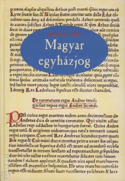 Szathmáry Béla - Magyar egyházjog