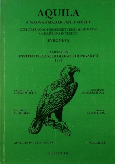 Kalotás Zsolt  (Szerk.) - Aquila 1991