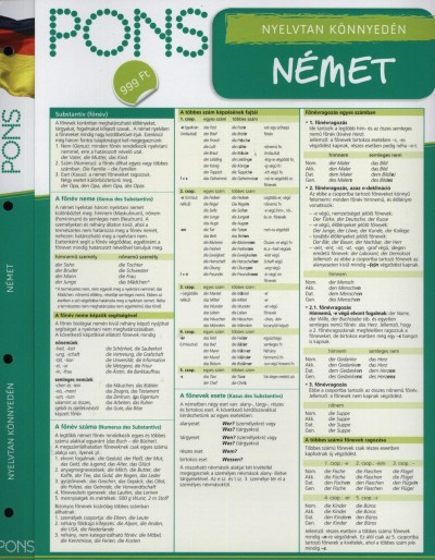 Renate Weber - PONS Nyelvtan könnyedén - Német
