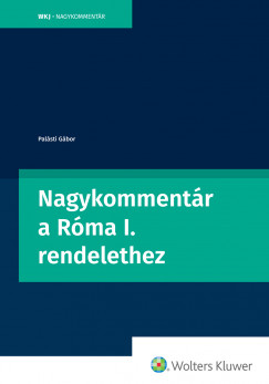 dr. Palsti Gbor - Nagykommentr a Rma I. rendelethez