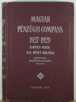 Magyar pnzgyi compass 1927-1929 I.