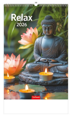 Relax falinaptár 22x33 cm - 2026