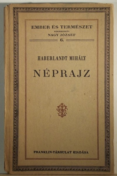 Haberlandt Mihály - Néprajz