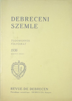 Debreceni szemle 1936. mrcius-mjus