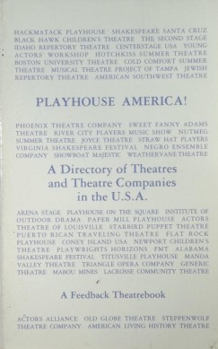 Walter J. Meserve   (Szerk.) - Playhouse America!