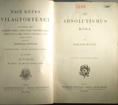 Dr. Gyomlay Gyula - Az absolutismus kora
