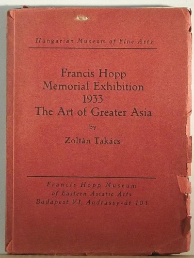 Takács Zoltán - Francis Hopp Memorial Exhibition 1933