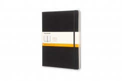 Moleskine notesz - QP090 kem�ny fekete "XL" vonalas