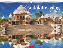 Csodlatos vilg falinaptr 42x31 cm - 2026