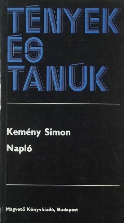 Kemény Simon - Napló