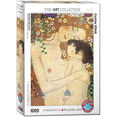 Gustav Klimt - Anya gyermekével (részlet) , 1000 db-os puzzle (EUROGRAPHICS, 6000-2776)