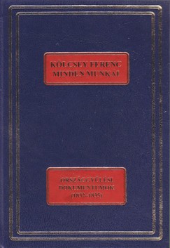 Vlgyesi Orsolya   (Szerk.) - Orszggylsi dokumentumok (1832-1835)