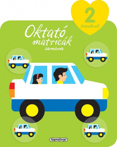 - Oktató matricák - Járművek (2 éveseknek)