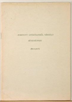 Porított gyümölcsből készült sütemények