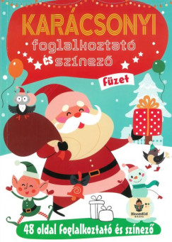 Karácsonyi foglalkoztató és színező füzet