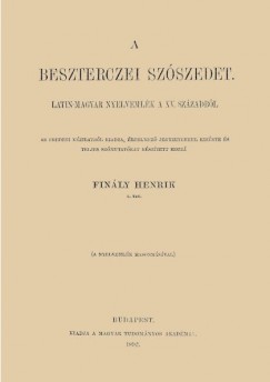 Fin�ly Henrik - A besztercei sz�szedet