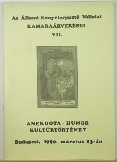 - Az Állami Könyvterjesztő Vállalat kamaraárverései VII.