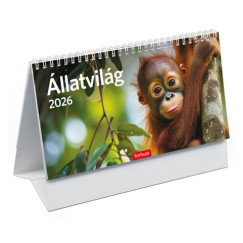 llatvilg - asztali naptr 24x12,8 cm - 2026