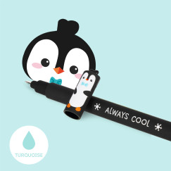 Pingvin, rad�rozhat� zsel�s toll t�rkizk�k tint�val (LEGAMI - STATIONERY - Always Cool, 0.7 mm)