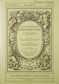 Hadtrtnelmi kzlemnyek 124. vfolyam 2011. mrcius 1. szm