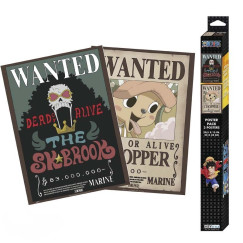 One Piece - Chopper �s Brook k�r�z�si plak�t poszter szett
