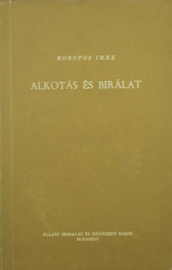 Robotos Imre - Alkots s brlat