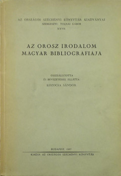 Az orosz irodalom magyar bibliogrfija