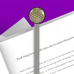 �let vir�ga, arany/fekete - F�m k�nyvjelz�