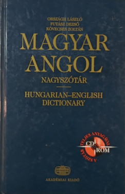 Fut�sz Dezs� - K�vecses Zolt�n - Orsz�gh L�szl� - Magyar - angol nagysz�t�r - CD n�lk�l