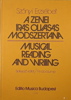 Sznyi Erzsbet - A zenei rs olvass mdszertana - Musical Reading and Writing