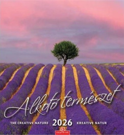 Alkotó természet falinaptár 30x34 cm - 2026