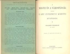 A megye s a vrispnsg, vagyis e kt intzmny kztti klnbsg