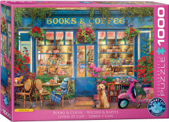 Gary Walton - K�nyvek �s k�v�, 1000 db-os puzzle (EUROGRAPHICS, 6000-5869)