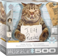 Paul Normand - Macska bűnöző, 500 db-os családi puzzle (EUROGRAPHICS, 6500-5786)