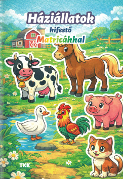 H�zi�llatok kifest� - Matric�kkal