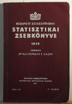 Budapest Szkesfvros Statisztikai zsebknyve 1939