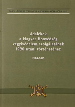 Adal�kok a Magyar Honv�ds�g vegyiv�delem szolg�lat�nak 1990 ut�ni t�rt�net�hez