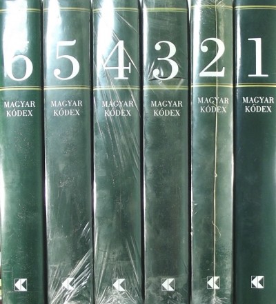 Szentpéteri József (Szerk.) - Magyar Kódex 1-6.