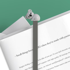 Koala, sz�rke/fekete - F�m k�nyvjelz�