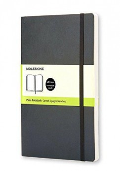 Moleskine notesz QP618 puha fekete "L" sima