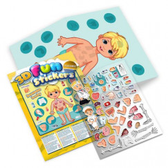 3D Fun Stickers - Human Body - Az emberi test 3D matrickkal