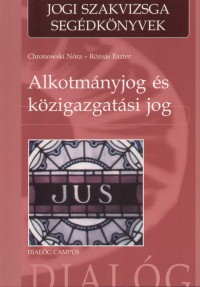 Chronowski Nra - Rzss Eszter - Alkotmnyjog s kzigazgatsi jog