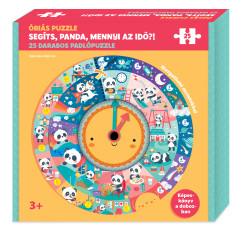 Segíts, Panda, mennyi az idő?! - Óriás puzzle