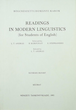 Readings in Moder Linguistics