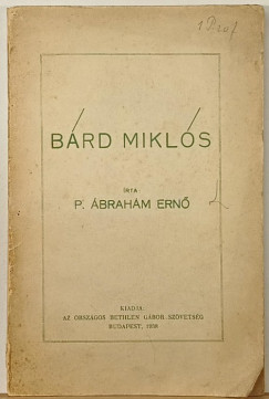 P. Ábrahám Ernő - Bárd Miklós