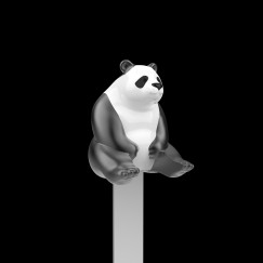 Panda, fekete/feh�r - F�m k�nyvjelz�