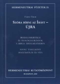 Fabiny Tibor - Szra brni az rst - jra